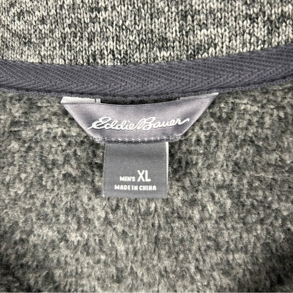 Eddie Bauer Men’s Snap Placket Radiator Fleece Knit Pullover Size XL - Picture 8 of 8